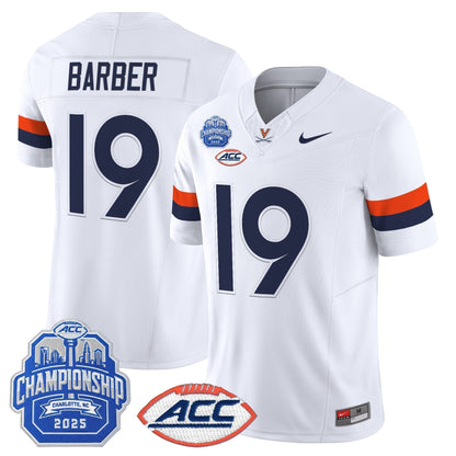 Men's Virginia Cavaliers 2025 ACC Championship Vapor Limited Jersey - All Stitched