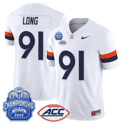 Men's Virginia Cavaliers 2025 ACC Championship Vapor Limited Jersey - All Stitched