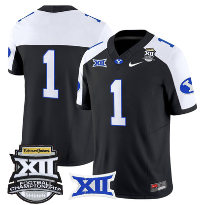 Men's BYU Cougars 2025 Big 12 Championship Vapor Limited Jersey - All Stitched