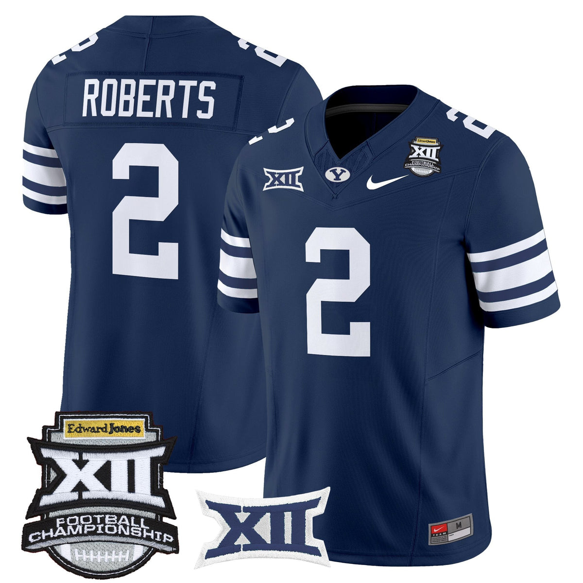 Men's BYU Cougars 2025 Big 12 Championship Vapor Limited Jersey - All Stitched