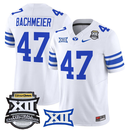 Men's BYU Cougars 2025 Big 12 Championship Vapor Limited Jersey - All Stitched