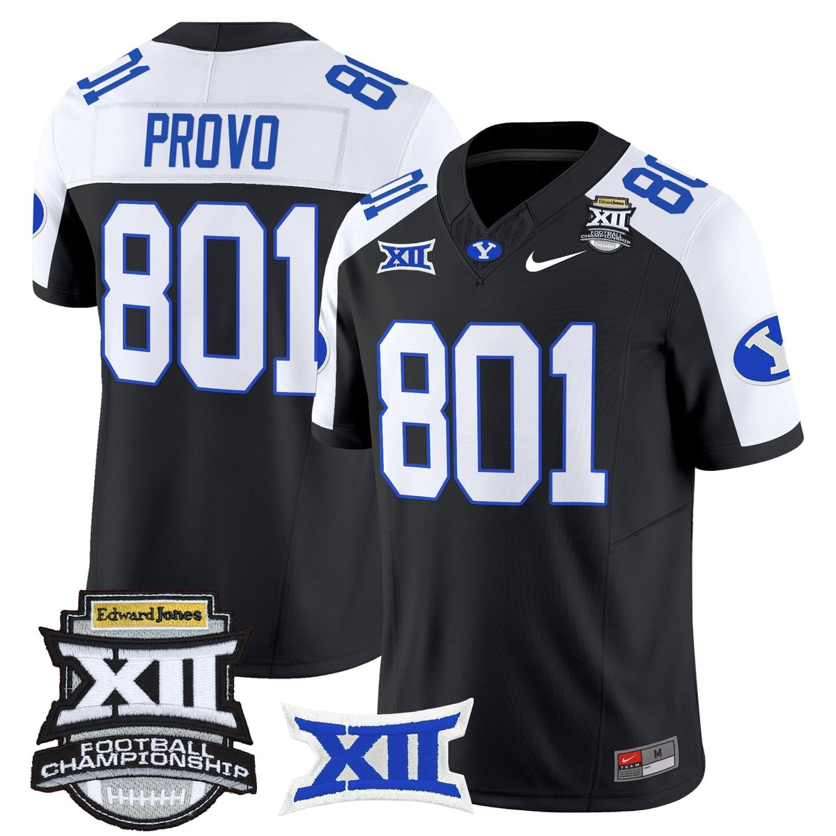 Men's BYU Cougars 2025 Big 12 Championship Vapor Limited Jersey - All Stitched