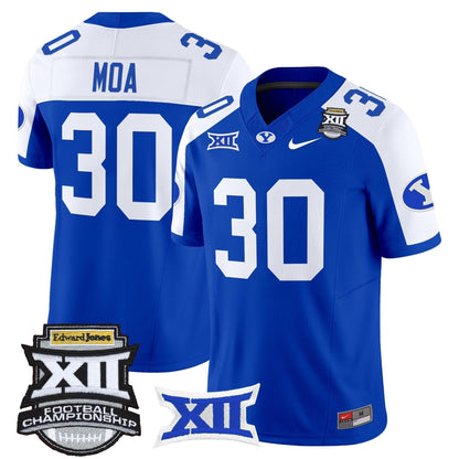 Men's BYU Cougars 2025 Big 12 Championship Vapor Limited Jersey - All Stitched
