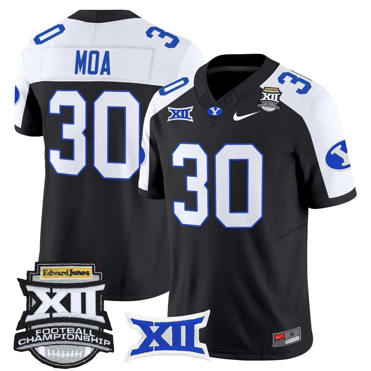 Men's BYU Cougars 2025 Big 12 Championship Vapor Limited Jersey - All Stitched
