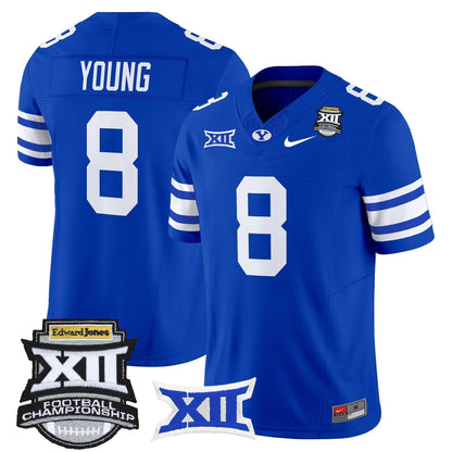 Men's BYU Cougars 2025 Big 12 Championship Vapor Limited Jersey - All Stitched