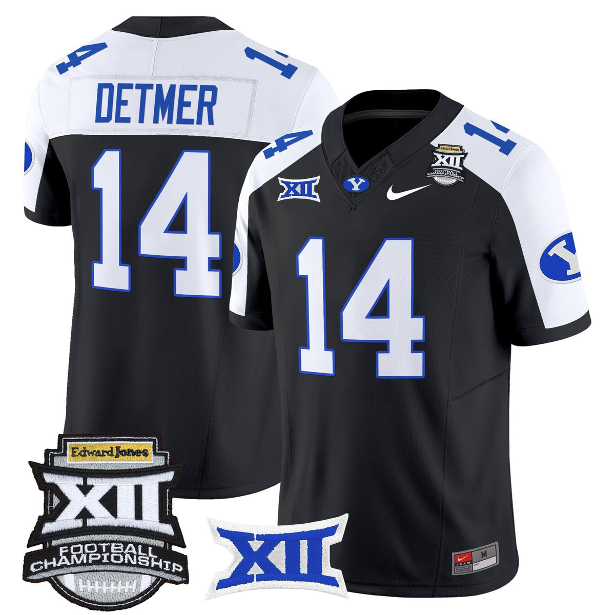 Men's BYU Cougars 2025 Big 12 Championship Vapor Limited Jersey - All Stitched