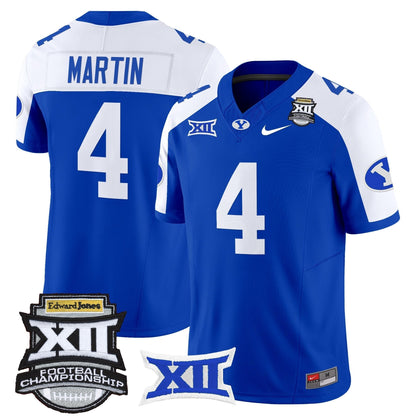 Men's BYU Cougars 2025 Big 12 Championship Vapor Limited Jersey - All Stitched