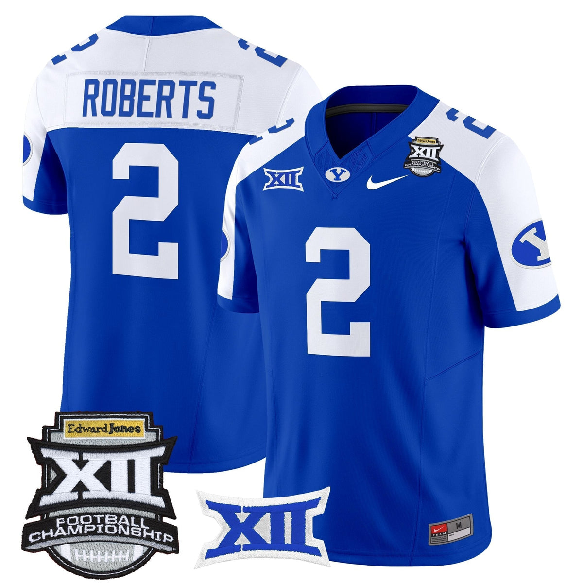 Men's BYU Cougars 2025 Big 12 Championship Vapor Limited Jersey - All Stitched
