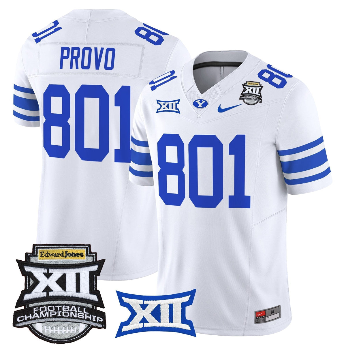 Men's BYU Cougars 2025 Big 12 Championship Vapor Limited Jersey - All Stitched