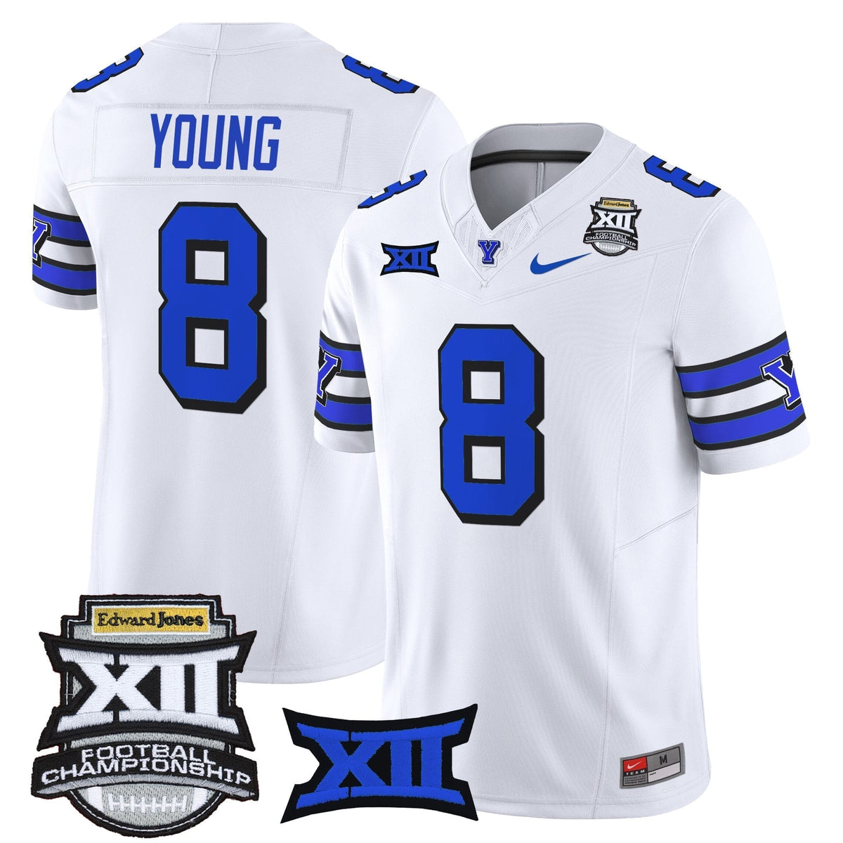 Men's BYU Cougars 2025 Big 12 Championship Vapor Limited Jersey - All Stitched