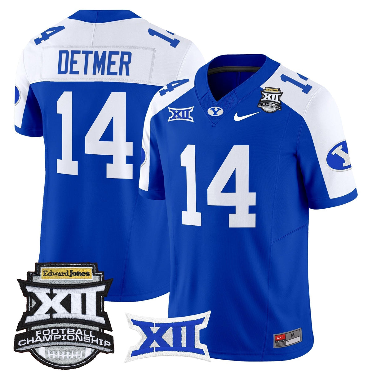 Men's BYU Cougars 2025 Big 12 Championship Vapor Limited Jersey - All Stitched