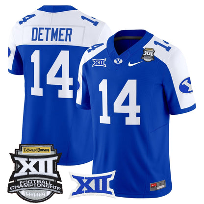 Men's BYU Cougars 2025 Big 12 Championship Vapor Limited Jersey - All Stitched