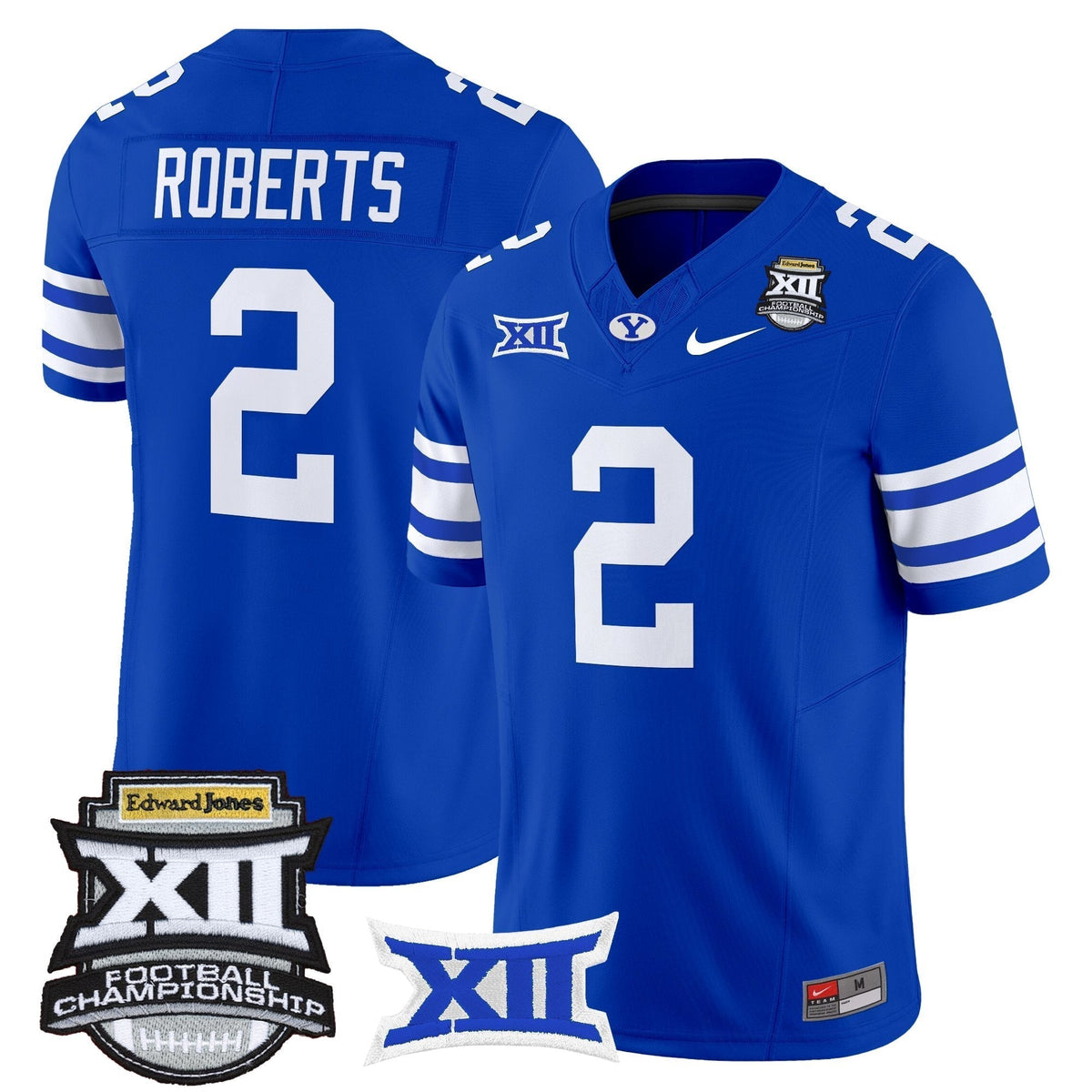 Men's BYU Cougars 2025 Big 12 Championship Vapor Limited Jersey - All Stitched