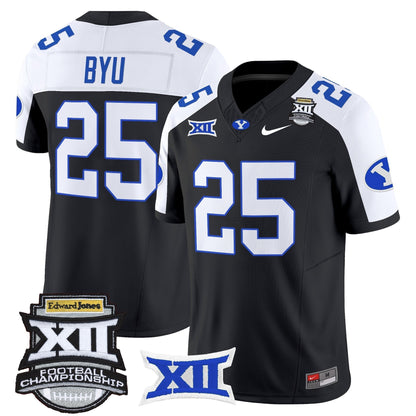 Men's BYU Cougars 2025 Big 12 Championship Vapor Limited Jersey - All Stitched
