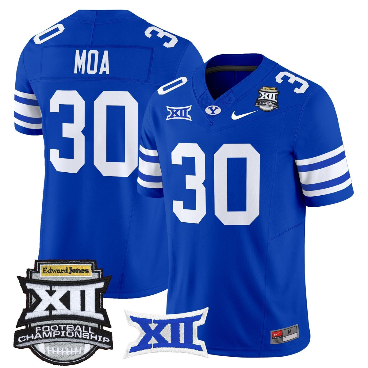 Men's BYU Cougars 2025 Big 12 Championship Vapor Limited Jersey - All Stitched