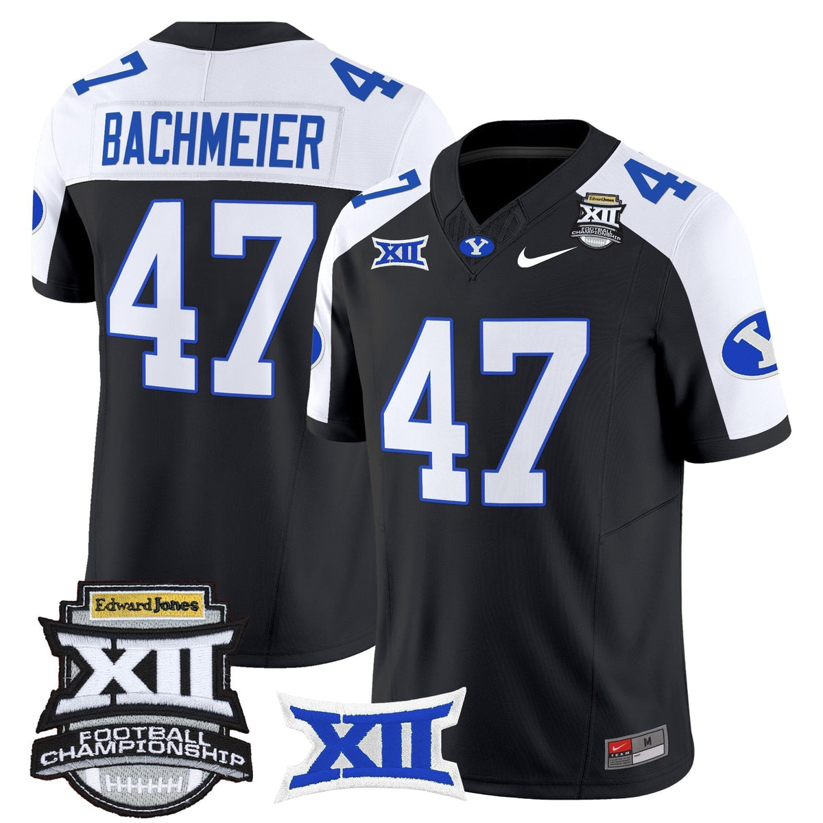Men's BYU Cougars 2025 Big 12 Championship Vapor Limited Jersey - All Stitched