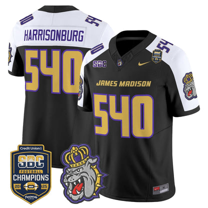 Men's James Madison Dukes 2025 SBC Champions Vapor Limited Jersey - All Stitched