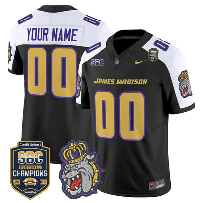 James Madison Dukes 2025 SBC Champions Vapor Limited Custom Jersey - All Stitched