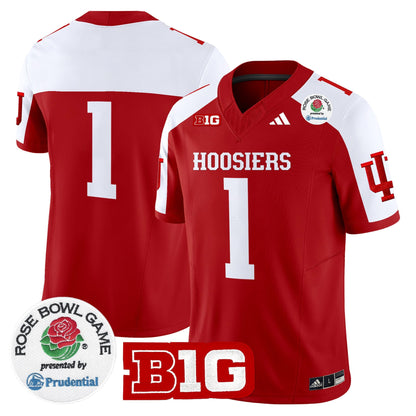 Men's Indiana Hoosiers 2025 Rose Bowl Vapor Limited Jersey - All Stitched