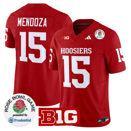 Men's Indiana Hoosiers 2025 Rose Bowl Vapor Limited Jersey - All Stitched