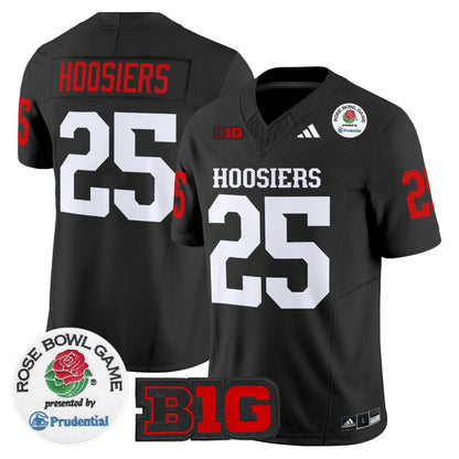Men's Indiana Hoosiers 2025 Rose Bowl Vapor Limited Jersey - All Stitched
