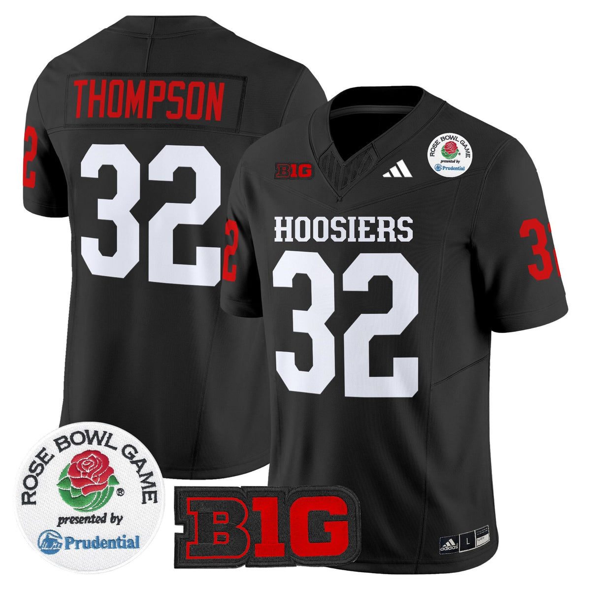 Men's Indiana Hoosiers 2025 Rose Bowl Vapor Limited Jersey - All Stitched