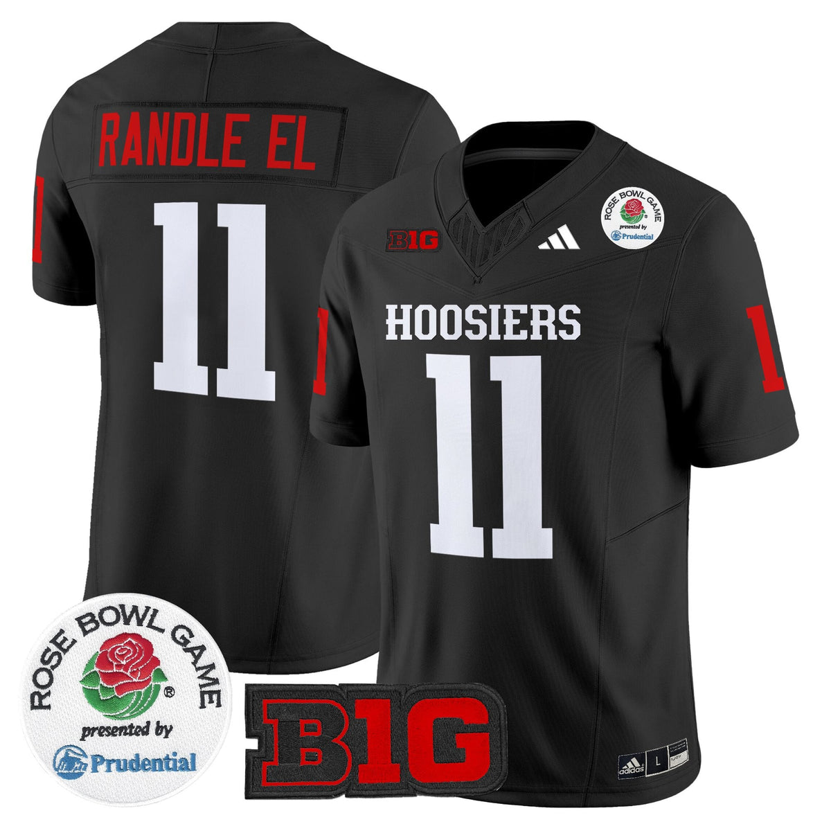 Men's Indiana Hoosiers 2025 Rose Bowl Vapor Limited Jersey - All Stitched