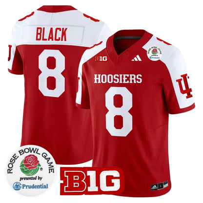Men's Indiana Hoosiers 2025 Rose Bowl Vapor Limited Jersey - All Stitched