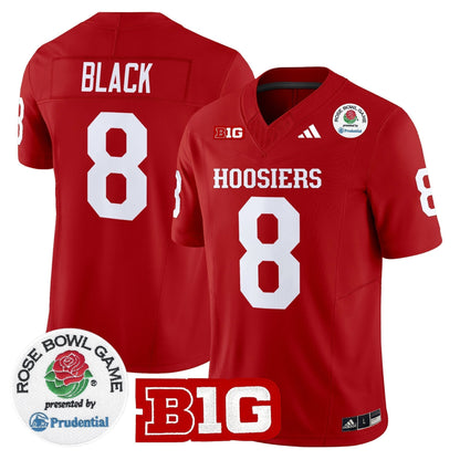 Men's Indiana Hoosiers 2025 Rose Bowl Vapor Limited Jersey - All Stitched