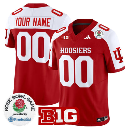 Indiana Hoosiers 2025 Rose Bowl Vapor Limited Custom Jersey - All Stitched