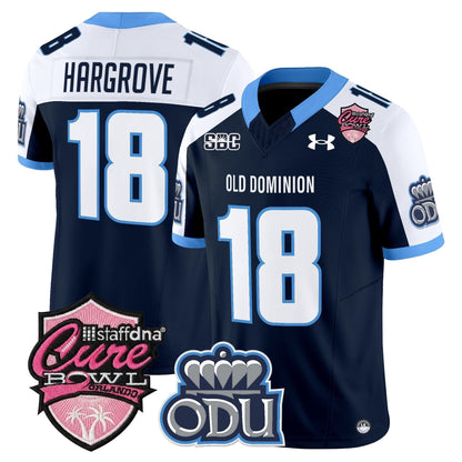 Men's Old Dominion Monarchs 2025 Cure Bowl Vapor Limited Jersey - All Stitched