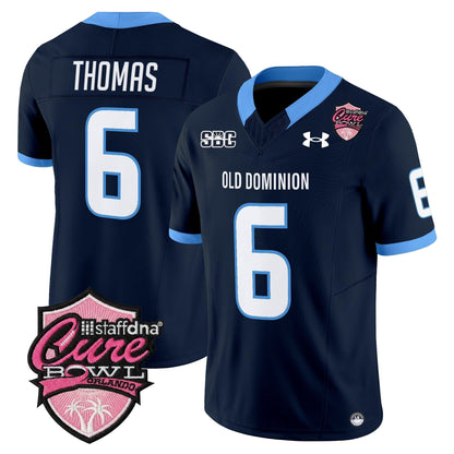 Men's Old Dominion Monarchs 2025 Cure Bowl Vapor Limited Jersey - All Stitched
