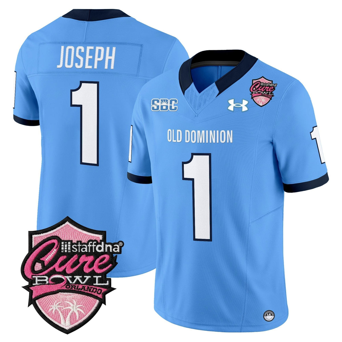 Men's Old Dominion Monarchs 2025 Cure Bowl Vapor Limited Jersey - All Stitched
