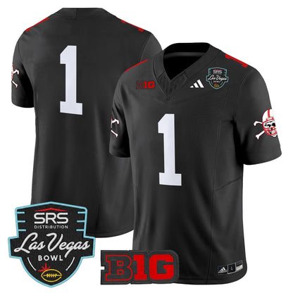 Men's Nebraska Cornhuskers 2025 Las Vegas Bowl Vapor Limited Jersey - All Stitched