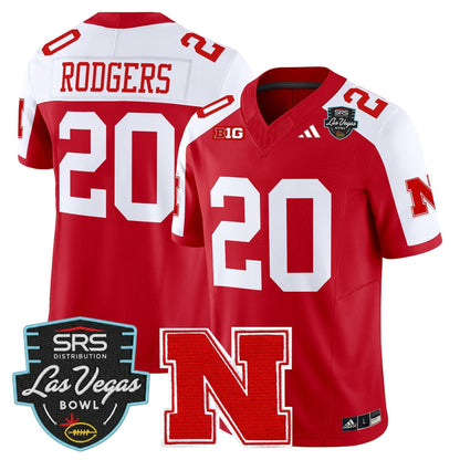 Men's Nebraska Cornhuskers 2025 Las Vegas Bowl Vapor Limited Jersey - All Stitched