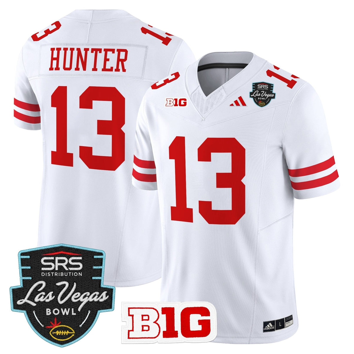 Men's Nebraska Cornhuskers 2025 Las Vegas Bowl Vapor Limited Jersey - All Stitched