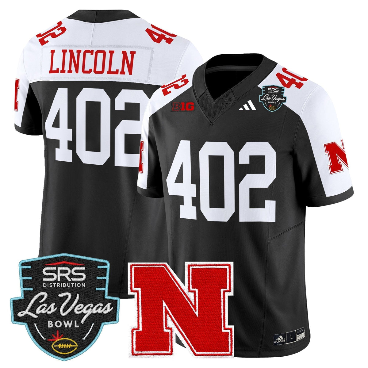 Men's Nebraska Cornhuskers 2025 Las Vegas Bowl Vapor Limited Jersey - All Stitched