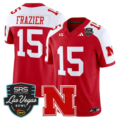 Men's Nebraska Cornhuskers 2025 Las Vegas Bowl Vapor Limited Jersey - All Stitched