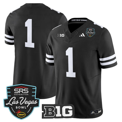 Men's Nebraska Cornhuskers 2025 Las Vegas Bowl Vapor Limited Jersey - All Stitched