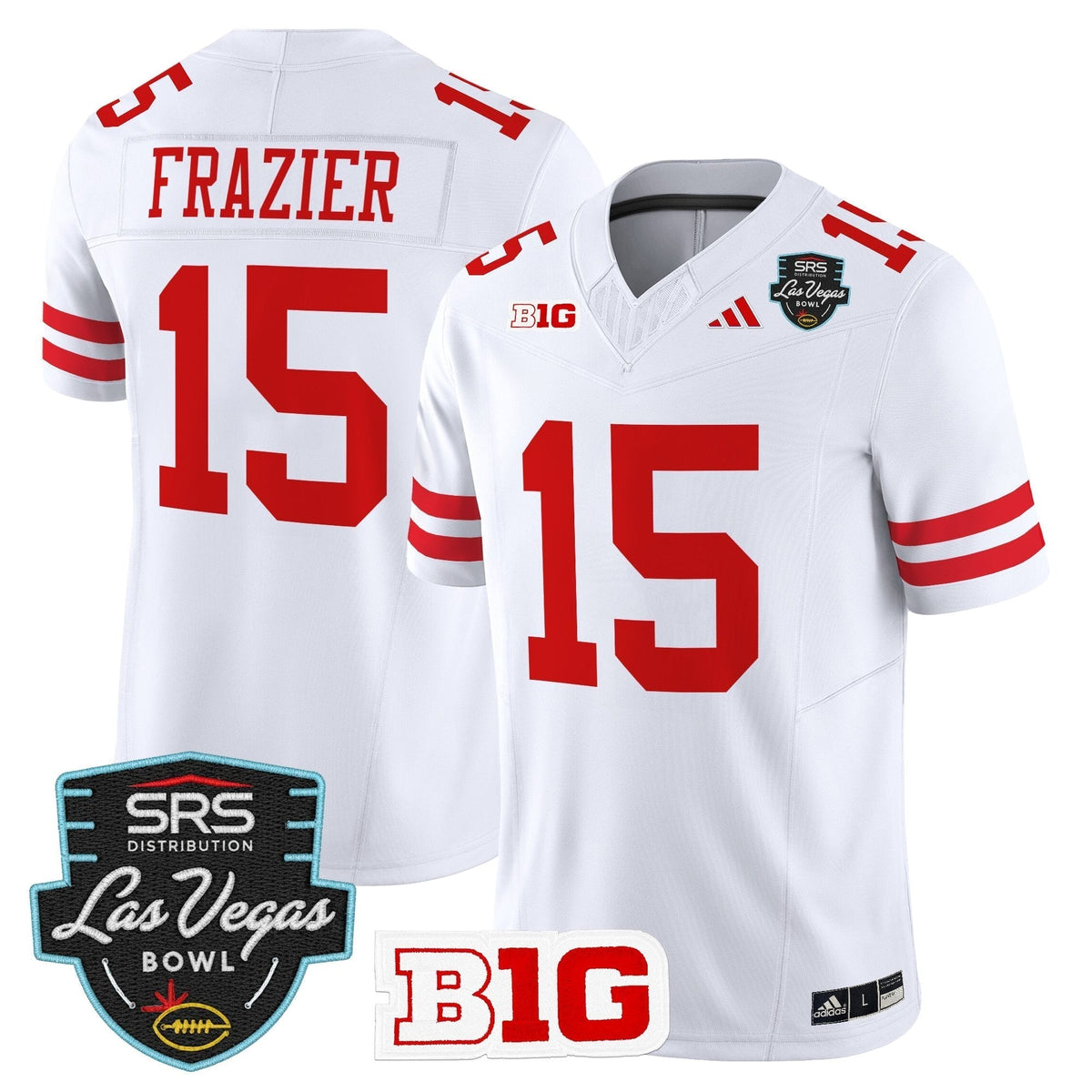 Men's Nebraska Cornhuskers 2025 Las Vegas Bowl Vapor Limited Jersey - All Stitched