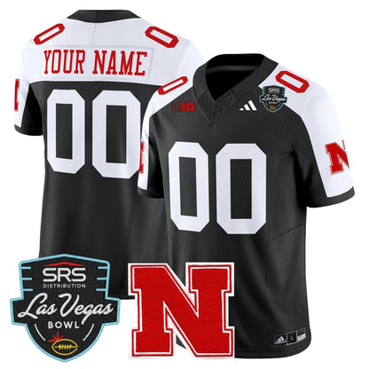 Nebraska Cornhuskers 2025 Las Vegas Bowl Vapor Limited Custom Jersey - All Stitched