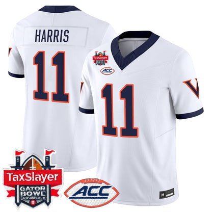 Men's Virginia Cavaliers 1995 Throwbacks Vapor Limited Jersey - Gator Bowl Patch - All Stitched