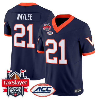 Men's Virginia Cavaliers 1995 Throwbacks Vapor Limited Jersey - Gator Bowl Patch - All Stitched