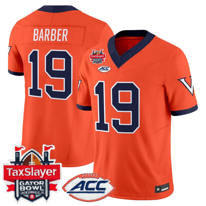 Men's Virginia Cavaliers 1995 Throwbacks Vapor Limited Jersey - Gator Bowl Patch - All Stitched