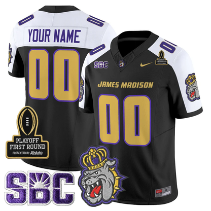 Custom JMD 2025 Playoff First Round Patch Jersey - Stitched