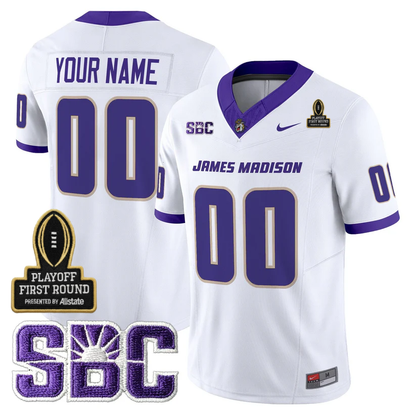 Custom JMD 2025 Playoff First Round Patch Jersey - Stitched
