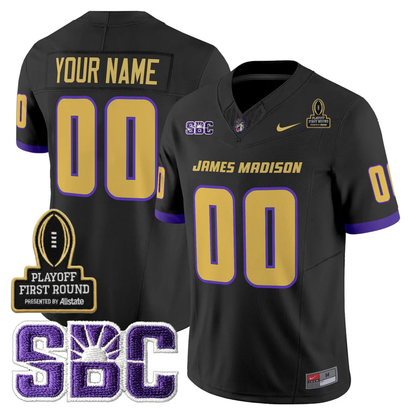 Custom JMD 2025 Playoff First Round Patch Jersey - Stitched