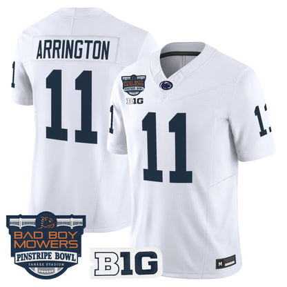 Men's Penn State Nittany Lions 2025 Pinstripe Bowl Vapor Limited Jersey V2 - All Stitched
