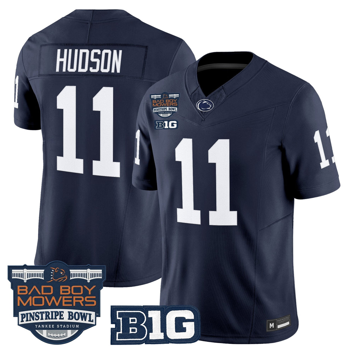Men's Penn State Nittany Lions 2025 Pinstripe Bowl Vapor Limited Jersey V2 - All Stitched