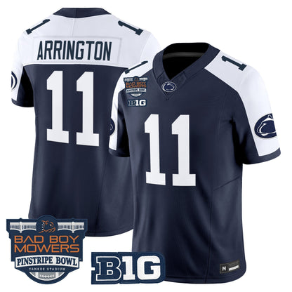 Men's Penn State Nittany Lions 2025 Pinstripe Bowl Vapor Limited Jersey V2 - All Stitched